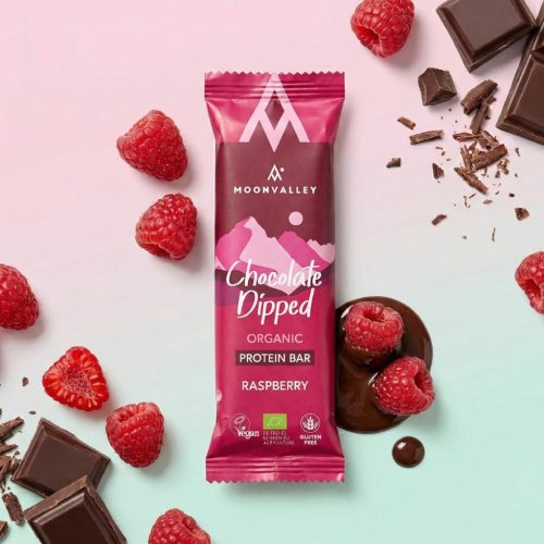 Protein Bar: Chocolate-Dipped Raspberry